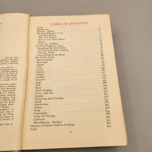 1958 The Modern Family Cookbook Meta Given Vintage Recipes Illustrated - Picture 9 of 11